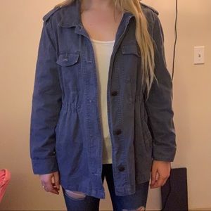 Dusty blue utility jacket Size L